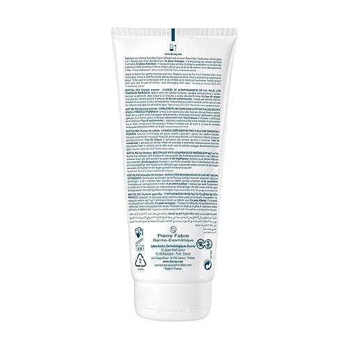 Ducray Kertyol P.S.O. Shampoing-flacon nettoie en douceur les cheveux.