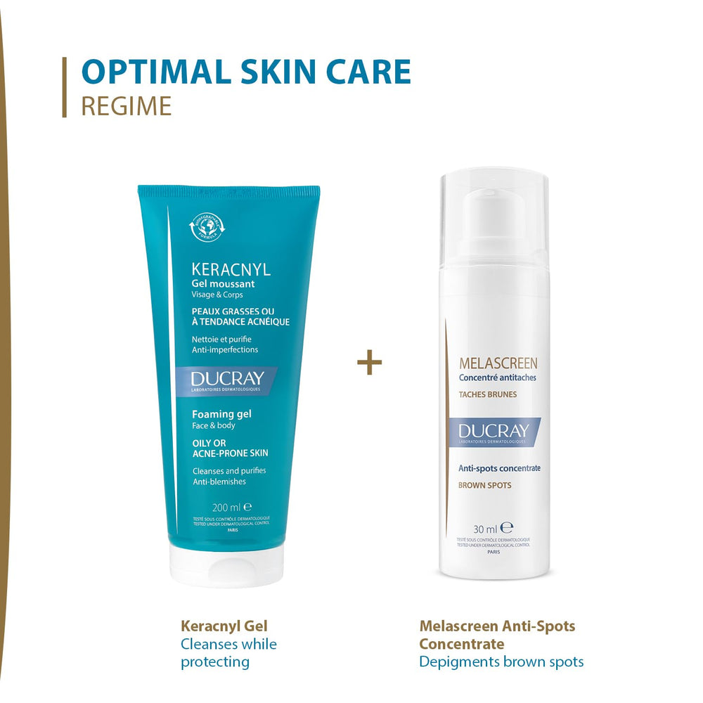 Ducray Melascreen Concentrate: peau ciblée avec action concentrée sur les taches.