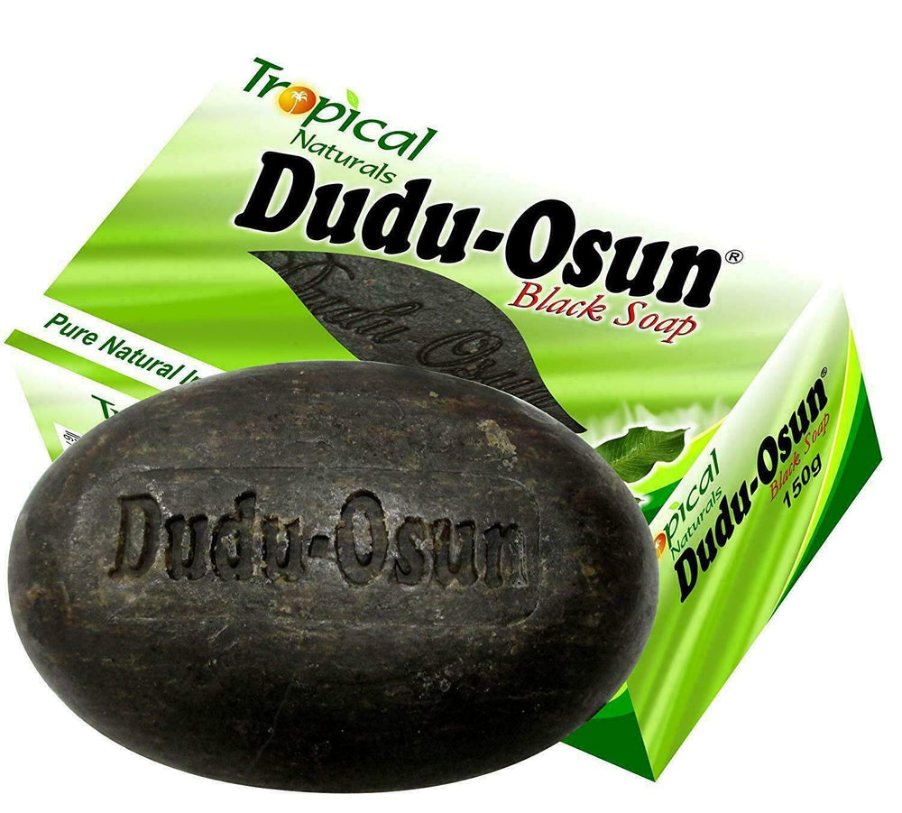 Dudu-Osun Savon Noir, détail des ingrédients naturels.