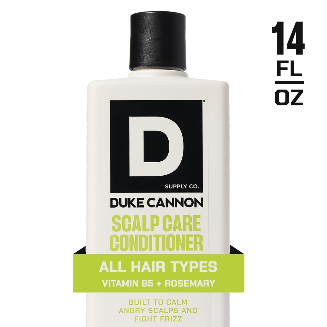 Après-shampooing Duke Cannon avec beurre de karité et coco, hydratation légère.