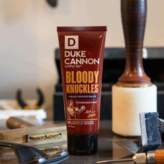 Duke Cannon Bloody Knuckles : formulation hydratante sans parfum pour mains sèches.