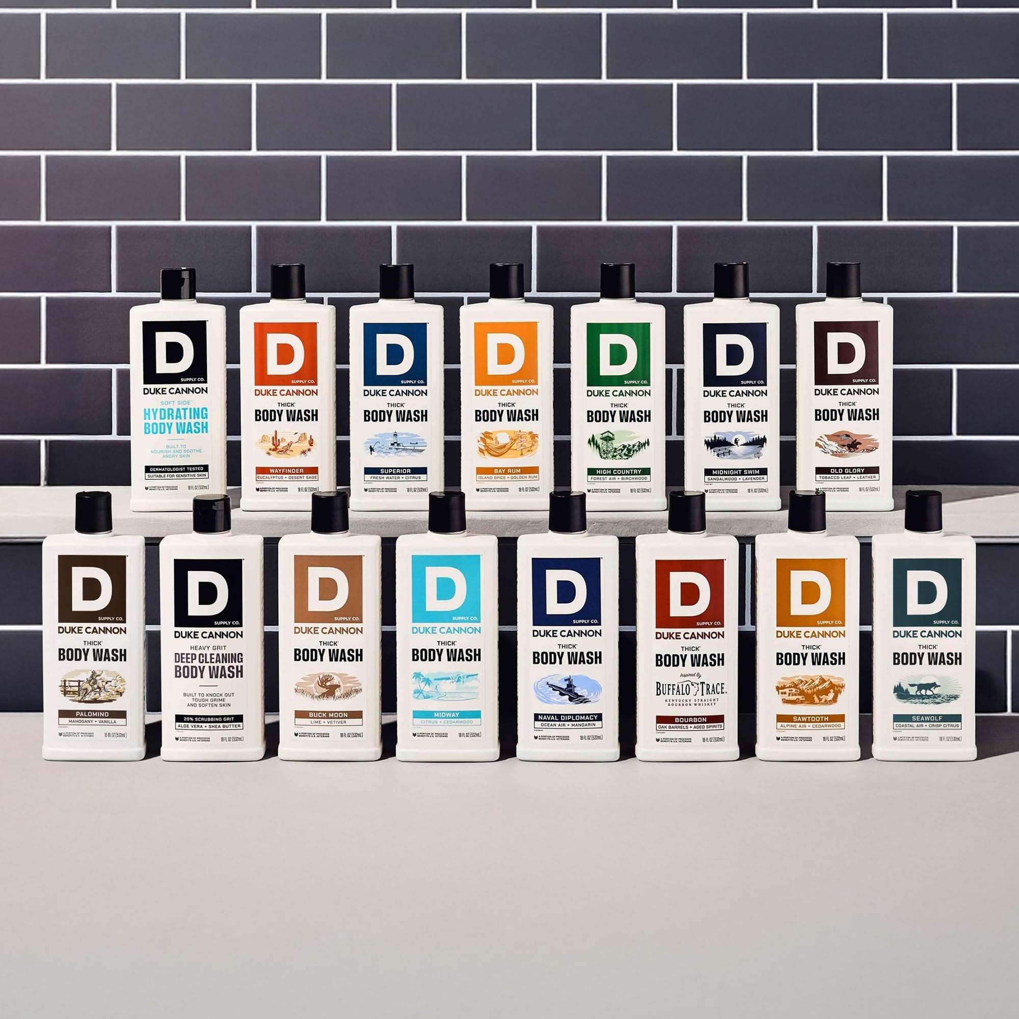 Duke Cannon Buck Moon - homme utilisant le gel après le sport.