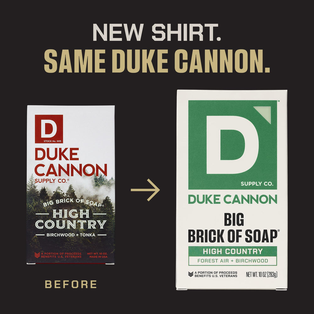 Ensemble Duke Cannon: quatre savons-barre pratiques pour l’emploi quotidien.