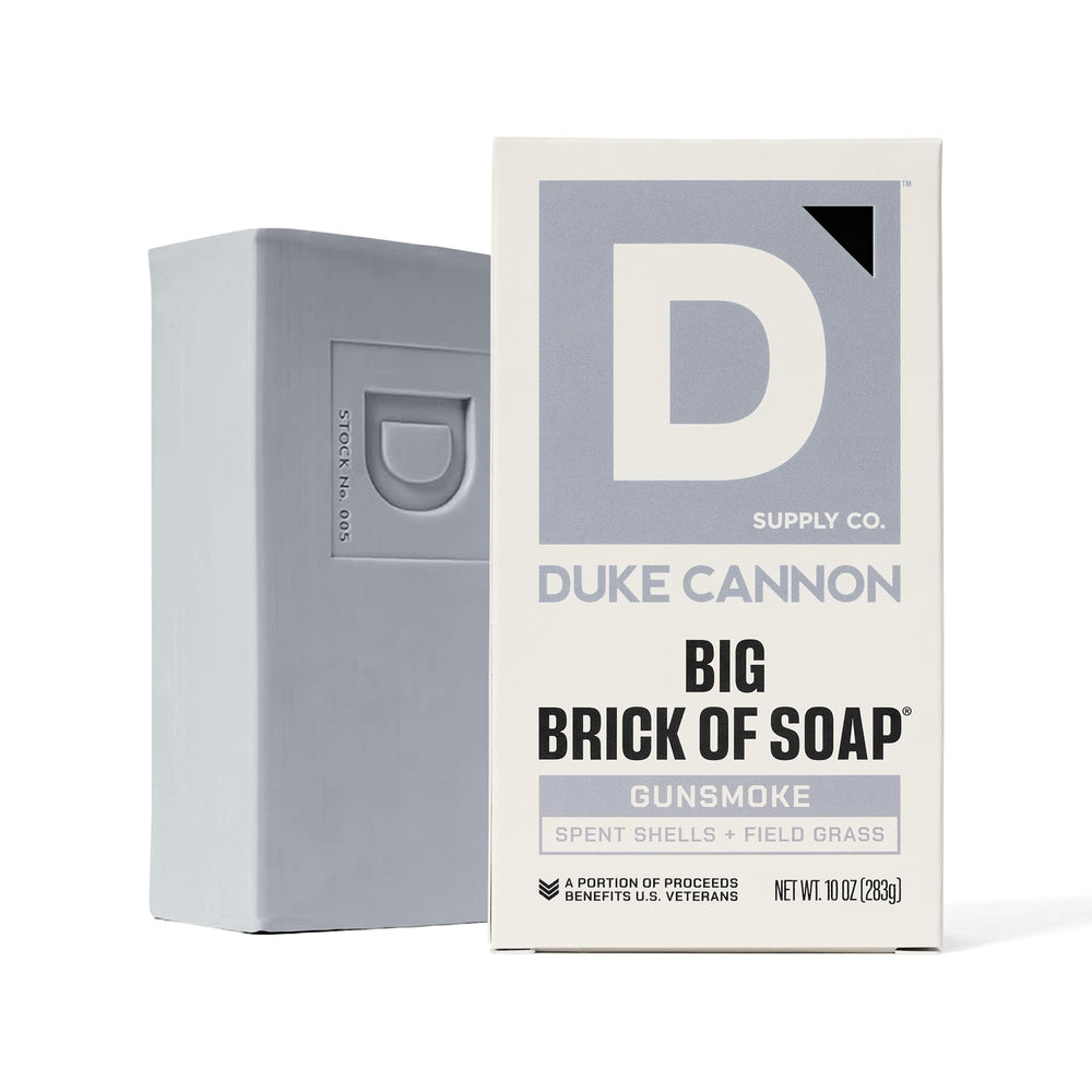 Duke Cannon Gun Smoke: format 10 oz, pratique pour voyage et maison