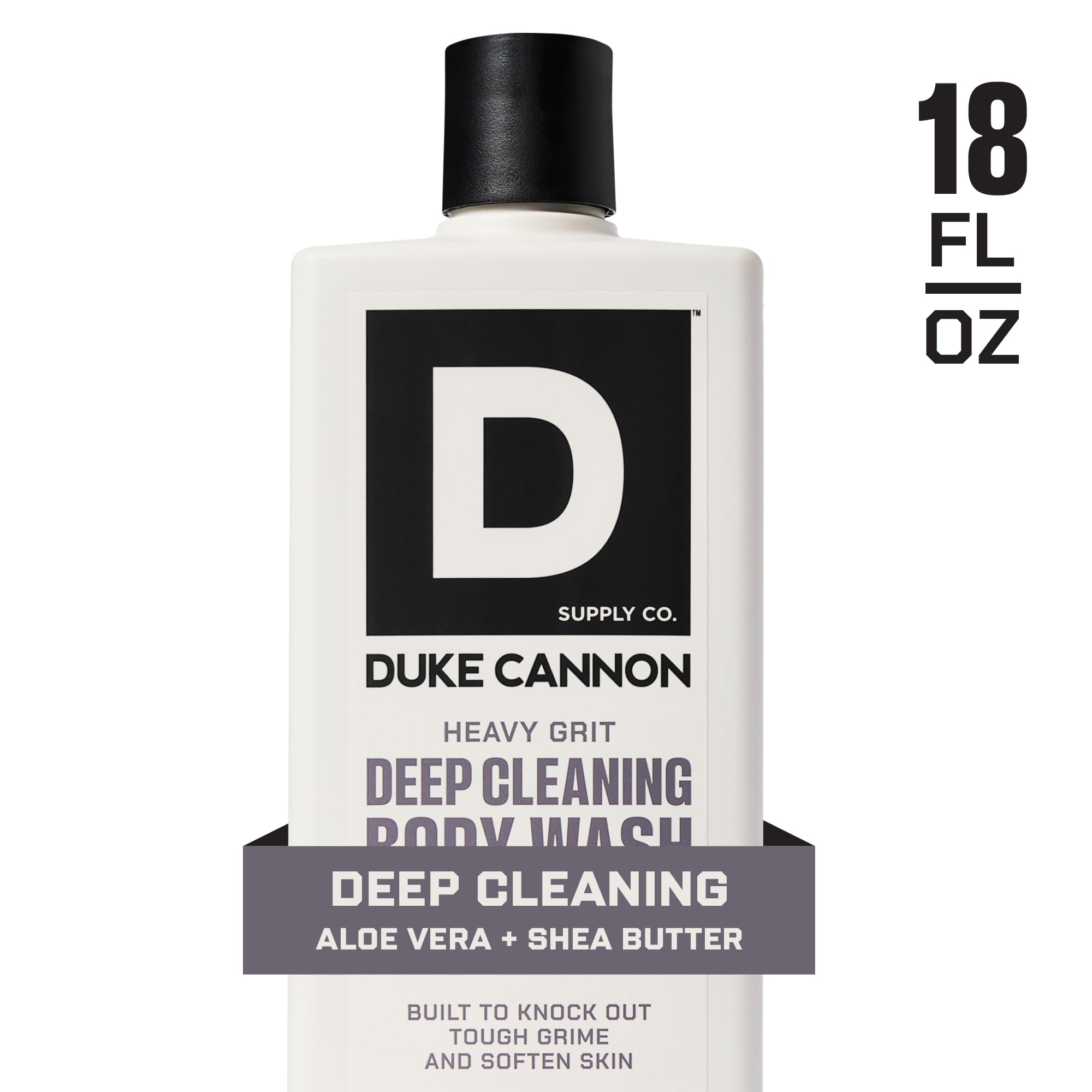 Duke Cannon Heavy Grit Body Wash: notes de citrus, pin et cèdre pour une sensation masculine