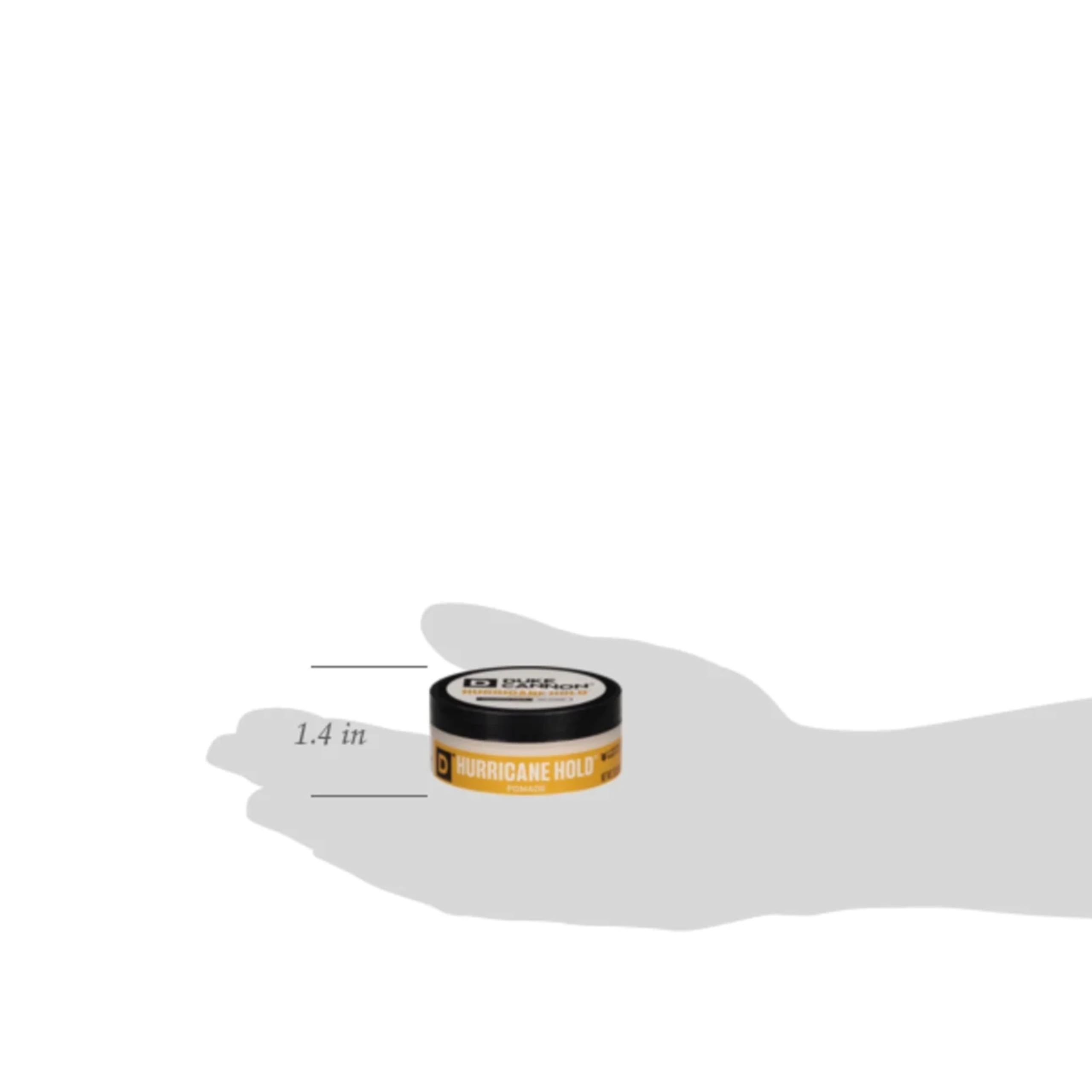 Tube Duke Cannon Hurricane Hold Pomade 2 oz, format pratique pour voyage.