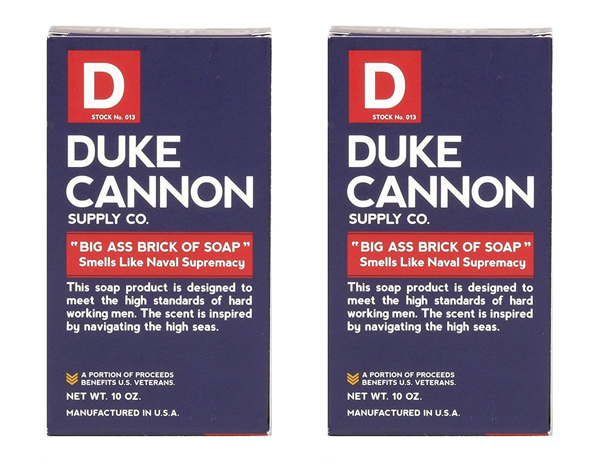 Duke Cannon Naval Diplomacy soap bar with ocean scent for long-lasting freshness
