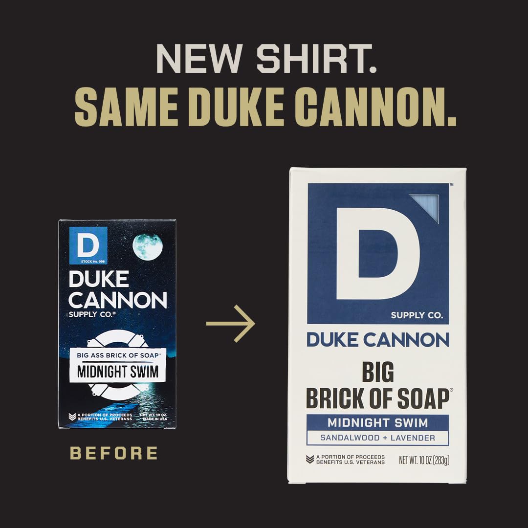 Pack triple Duke Cannon, trois savons 10 oz, expérience de fraîcheur durable.