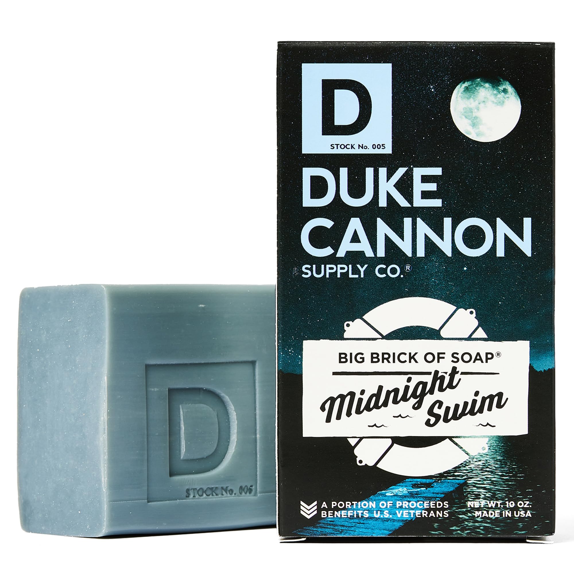 Savon Duke Cannon 10oz mousse riche pour peau d'homme hydratée.