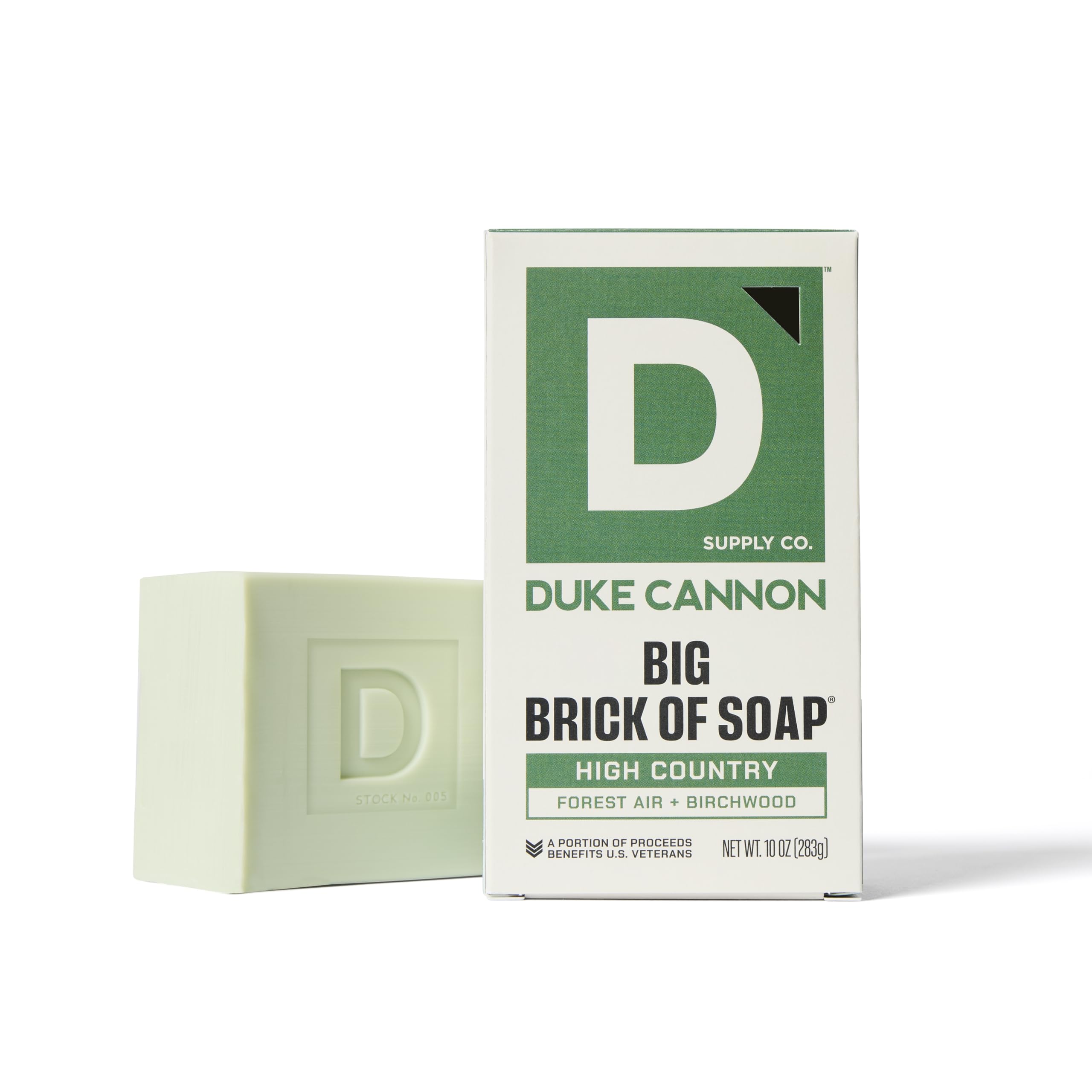Savon Duke Cannon Sawtooth 10 oz, senteur masculine pour routine quotidienne.