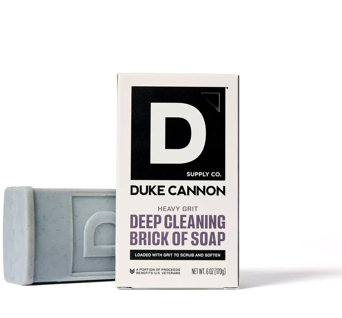 Duke Cannon savonnage emballage: design robuste et pratique.