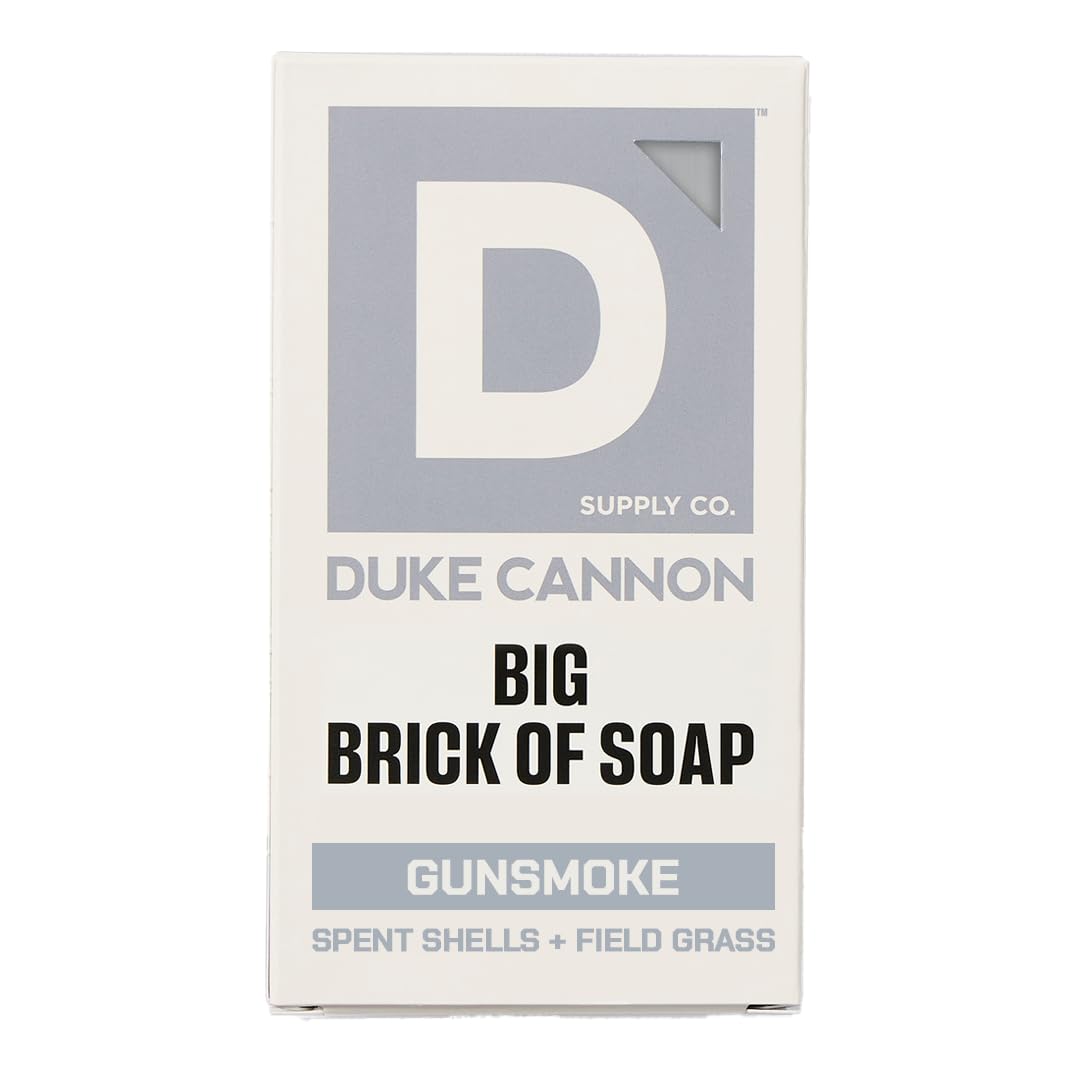 Savon Duke Cannon Gun Smoke 10 oz avec barre généreuse prête pour l'entraînement