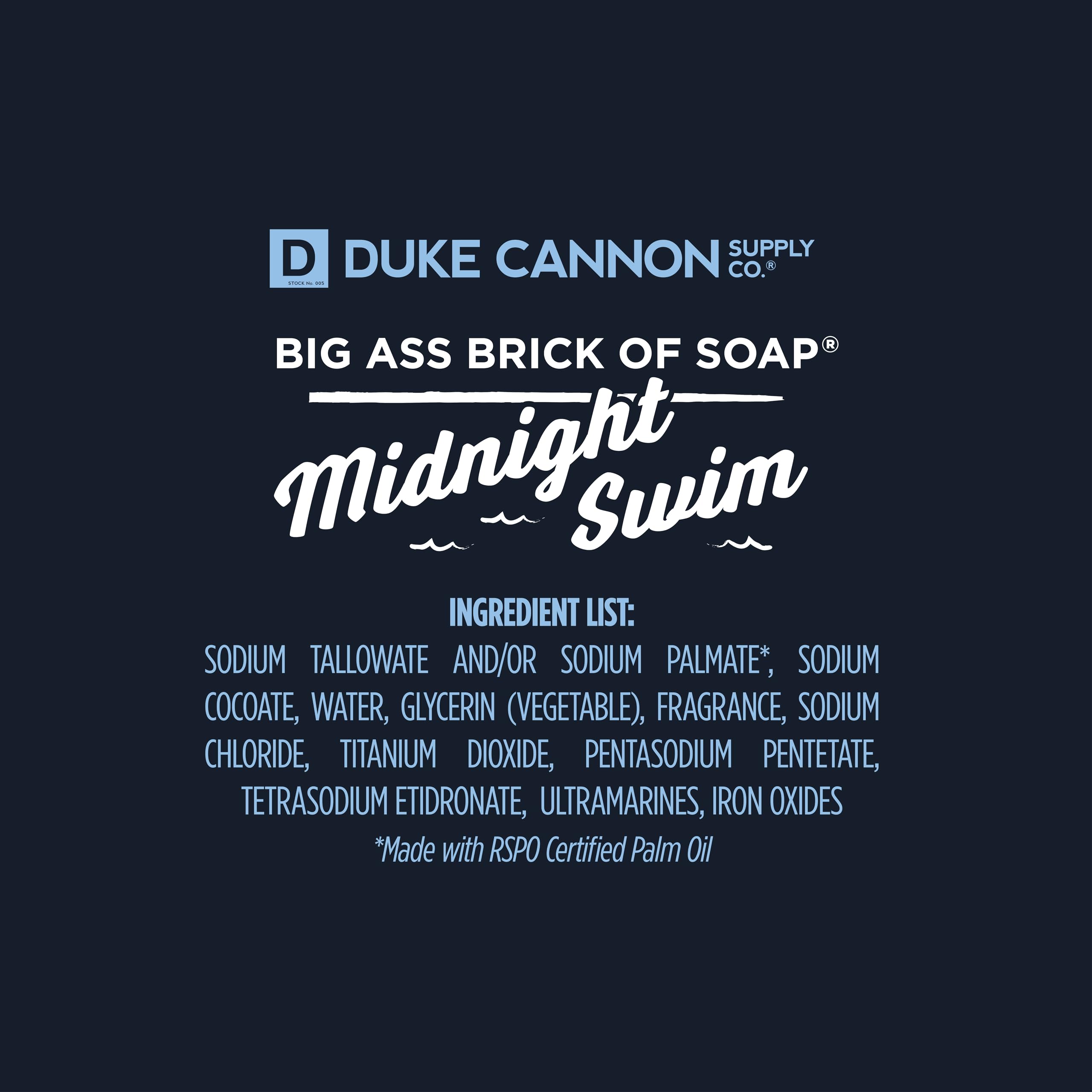 Savon Duke Cannon moulage triple garantissant mousse généreuse et durable.