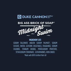 Savon Duke Cannon moulage triple garantissant mousse généreuse et durable.