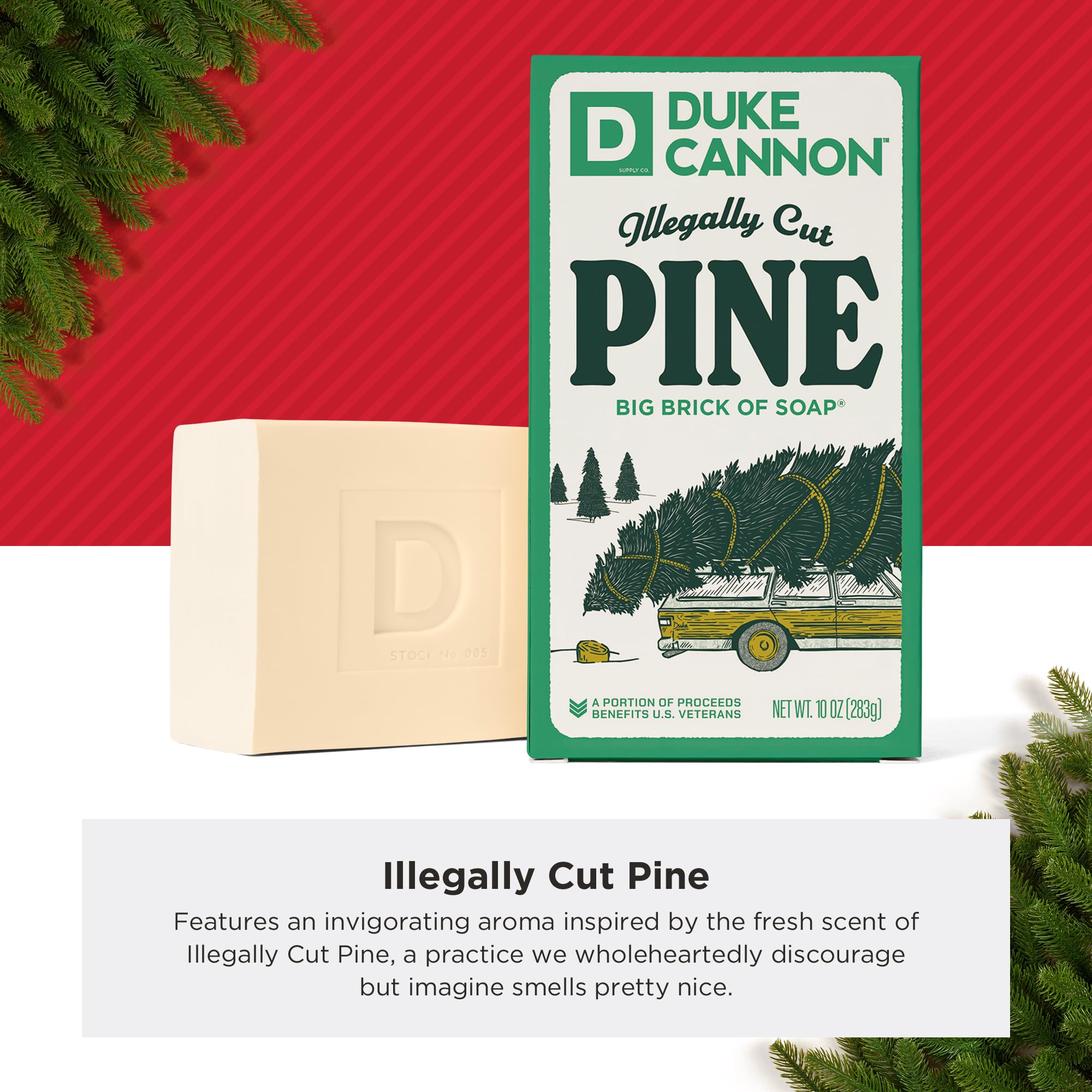 Duke Cannon Fumée de pipe — parfum masculin réconfortant.