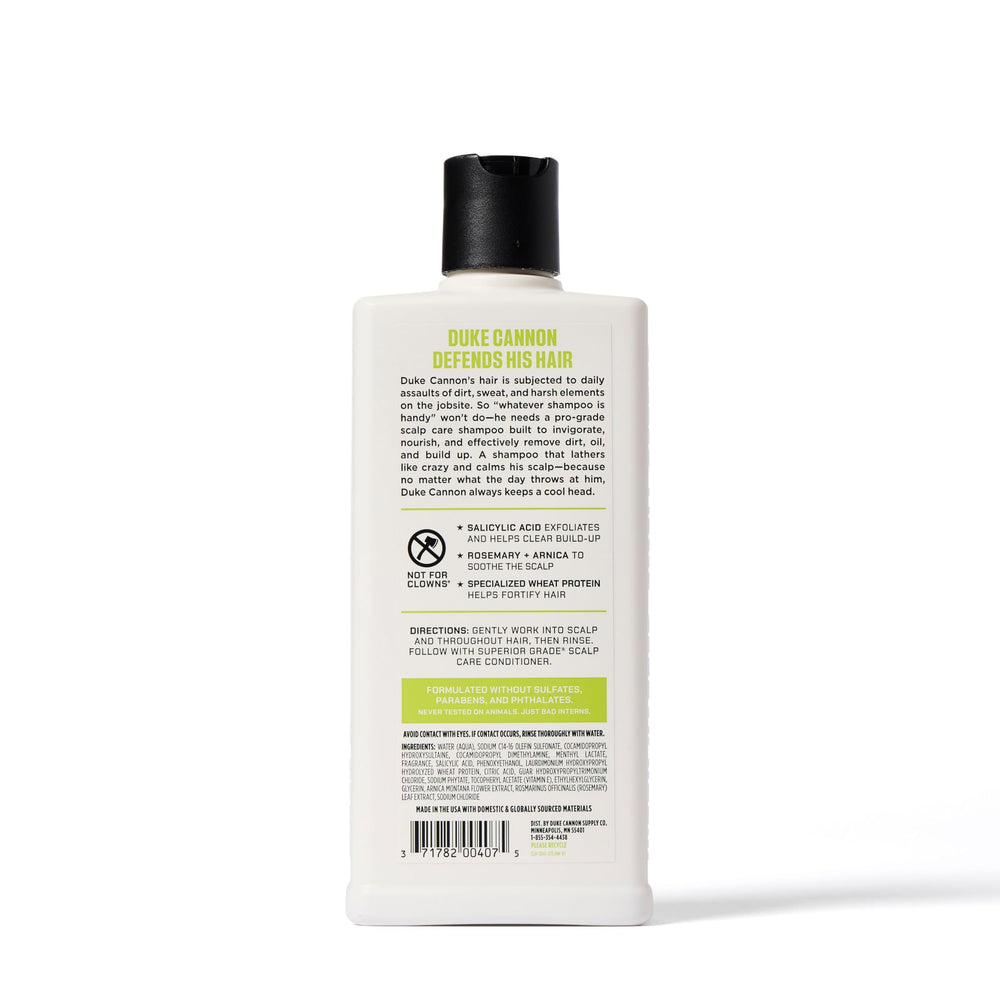 Duke Cannon Shampoing – mousse riche pour démarrer une douche énergisante