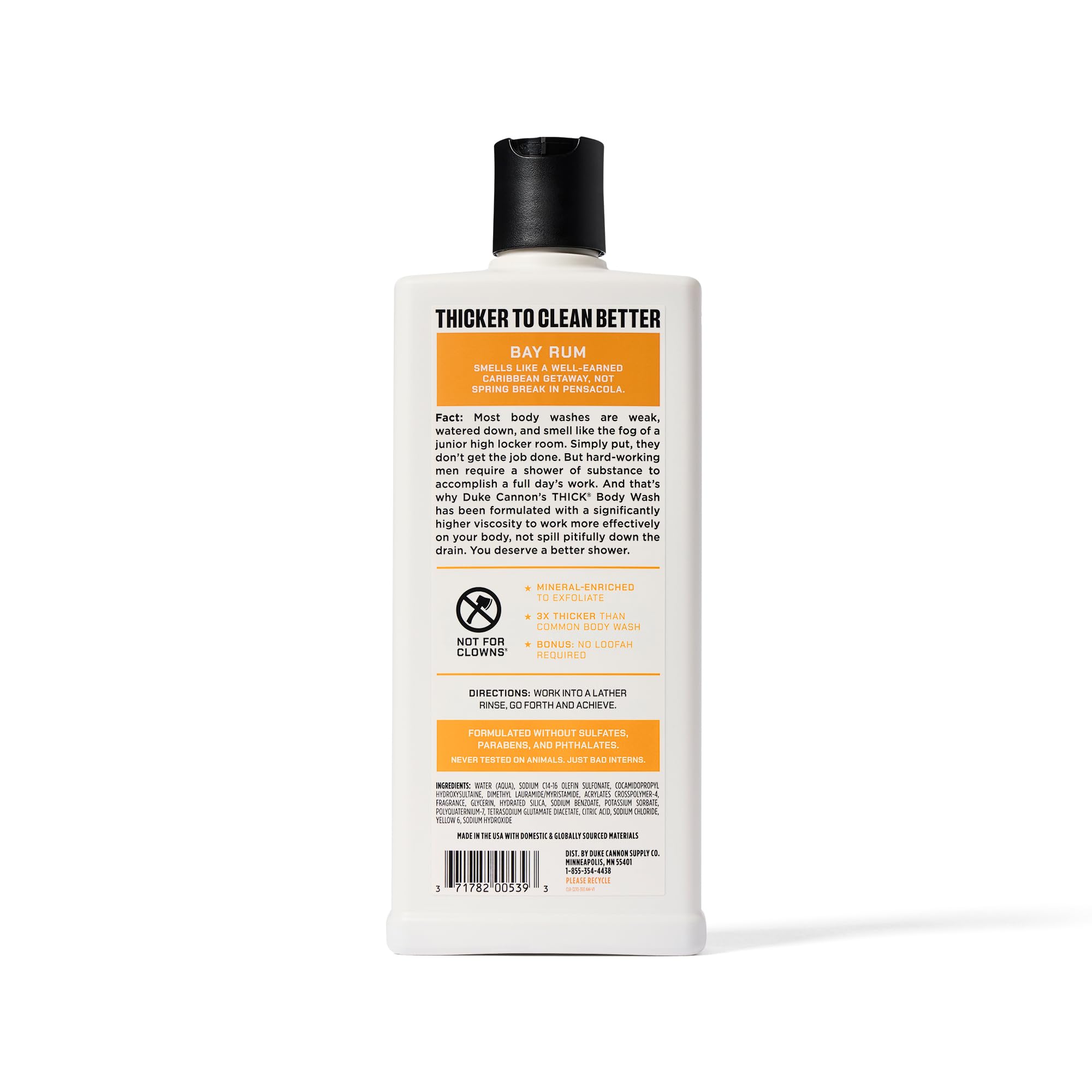 Utilisation après entraînement avec le gel douche Bay Rum Duke Cannon