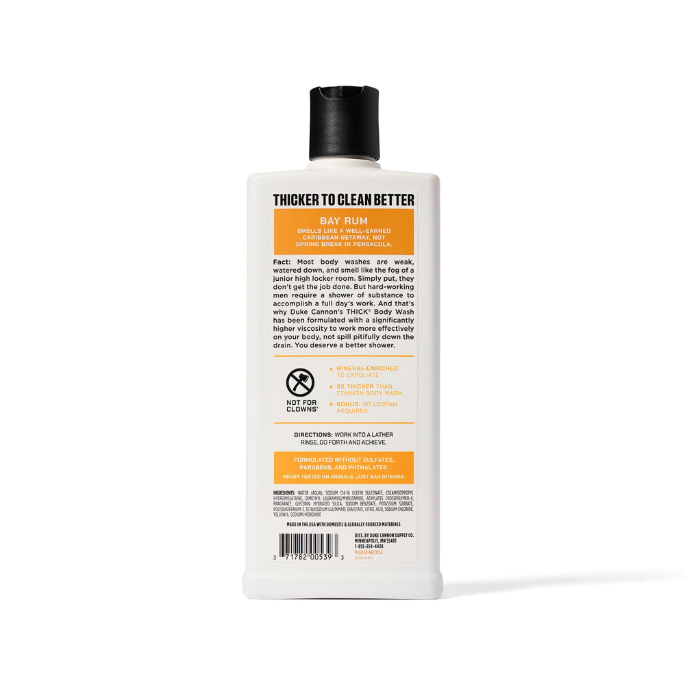 Utilisation après entraînement avec le gel douche Bay Rum Duke Cannon