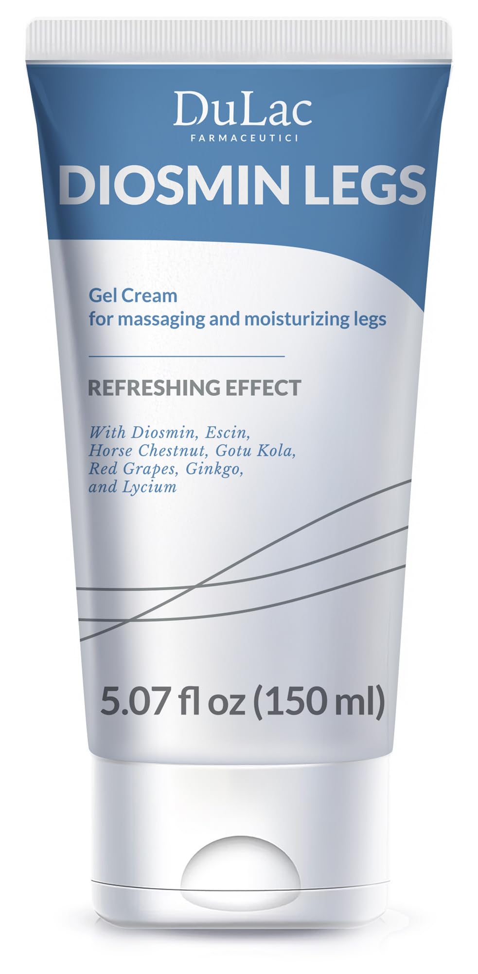 Dulàc Diosmin Legs Gel-Crème, flacon élégant pour une utilisation quotidienne et pratique.