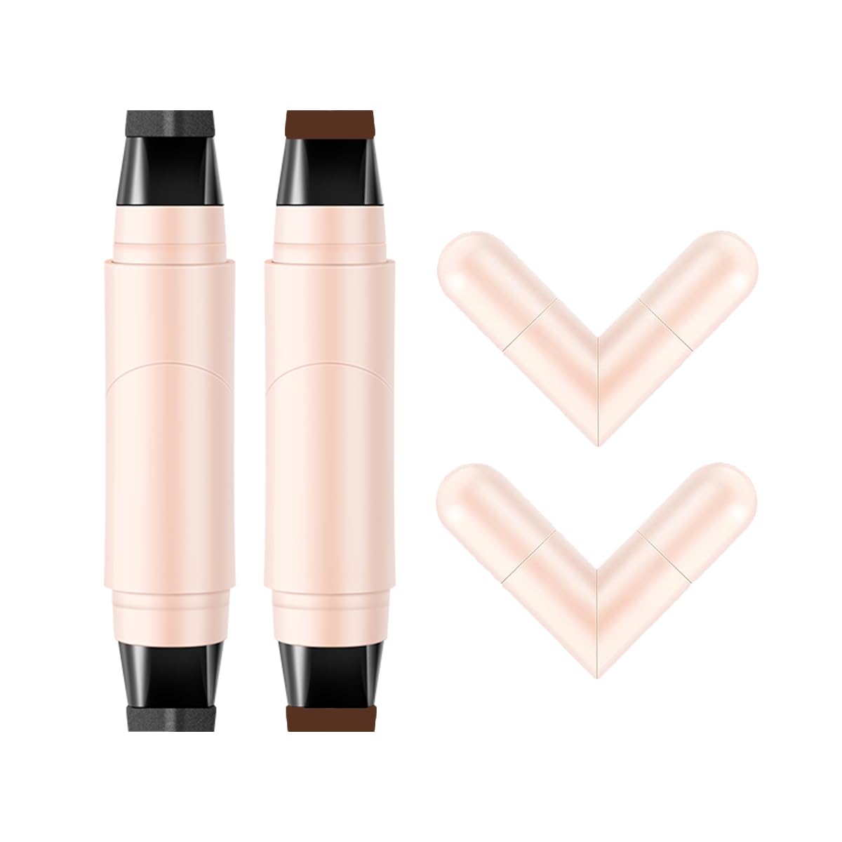 Dulele stamp pliable double-tête pour ailes nettes et précises.
