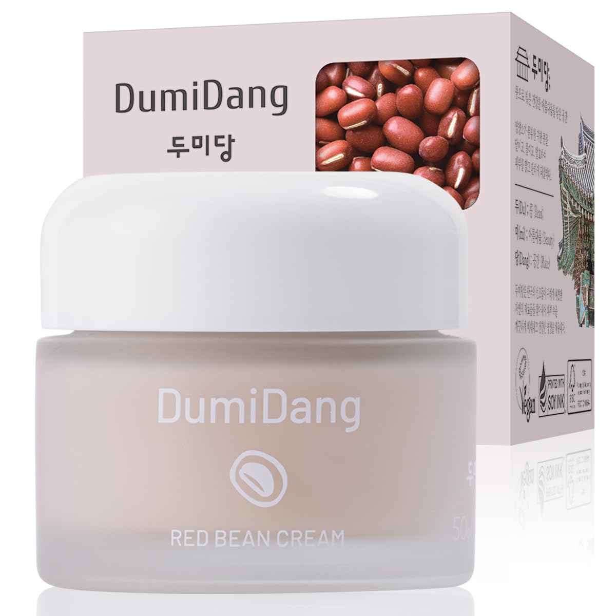 DumiDang Crème Haricot Rouge Fermenté Bouteille: hydratation et protection.