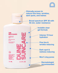 Bouteille Mug Guard Gel Solaire pour le visage, pratique et portable