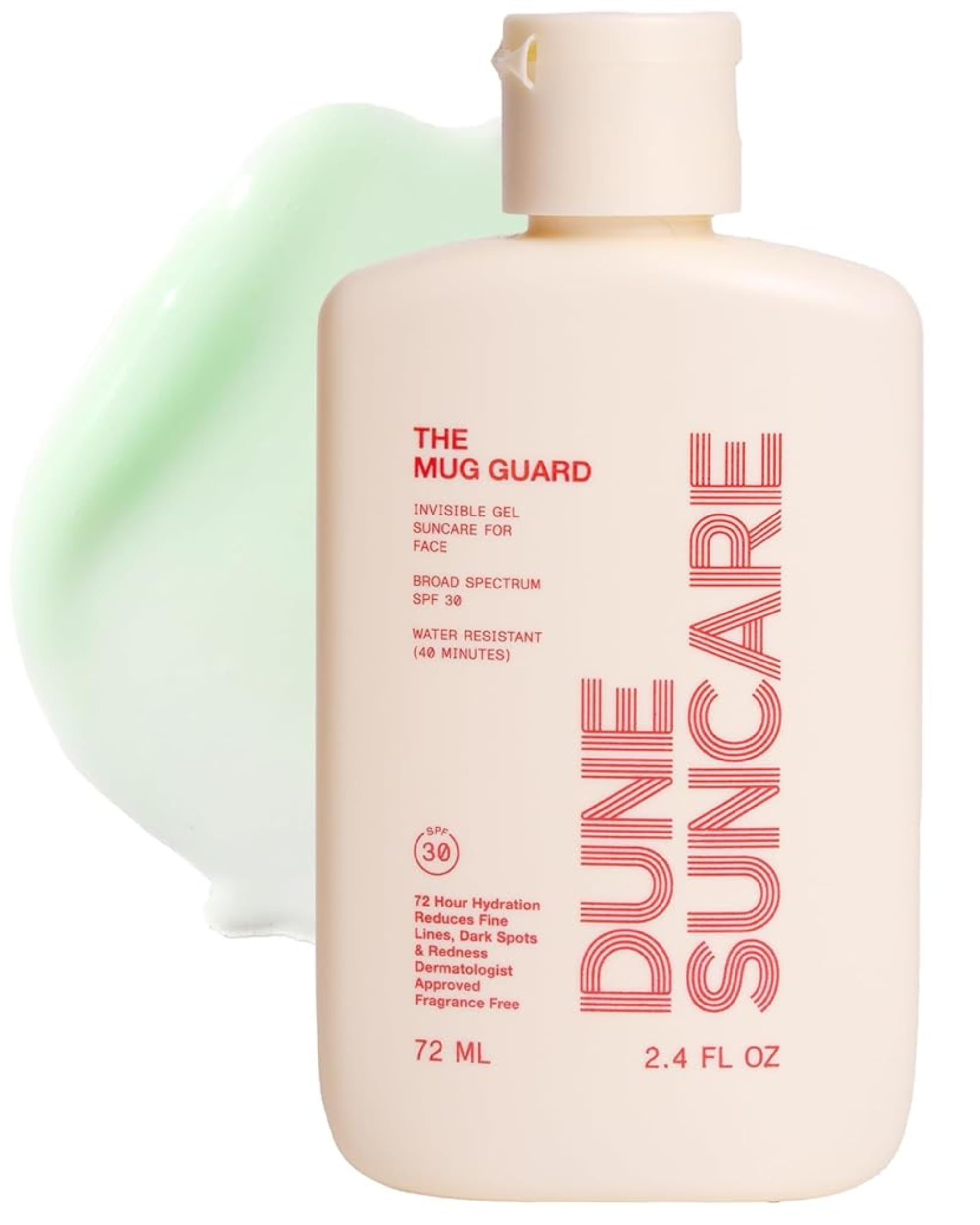 DUNE SUNCARE Le Mug Guard Gel pour visage, protection solaire légère et efficace