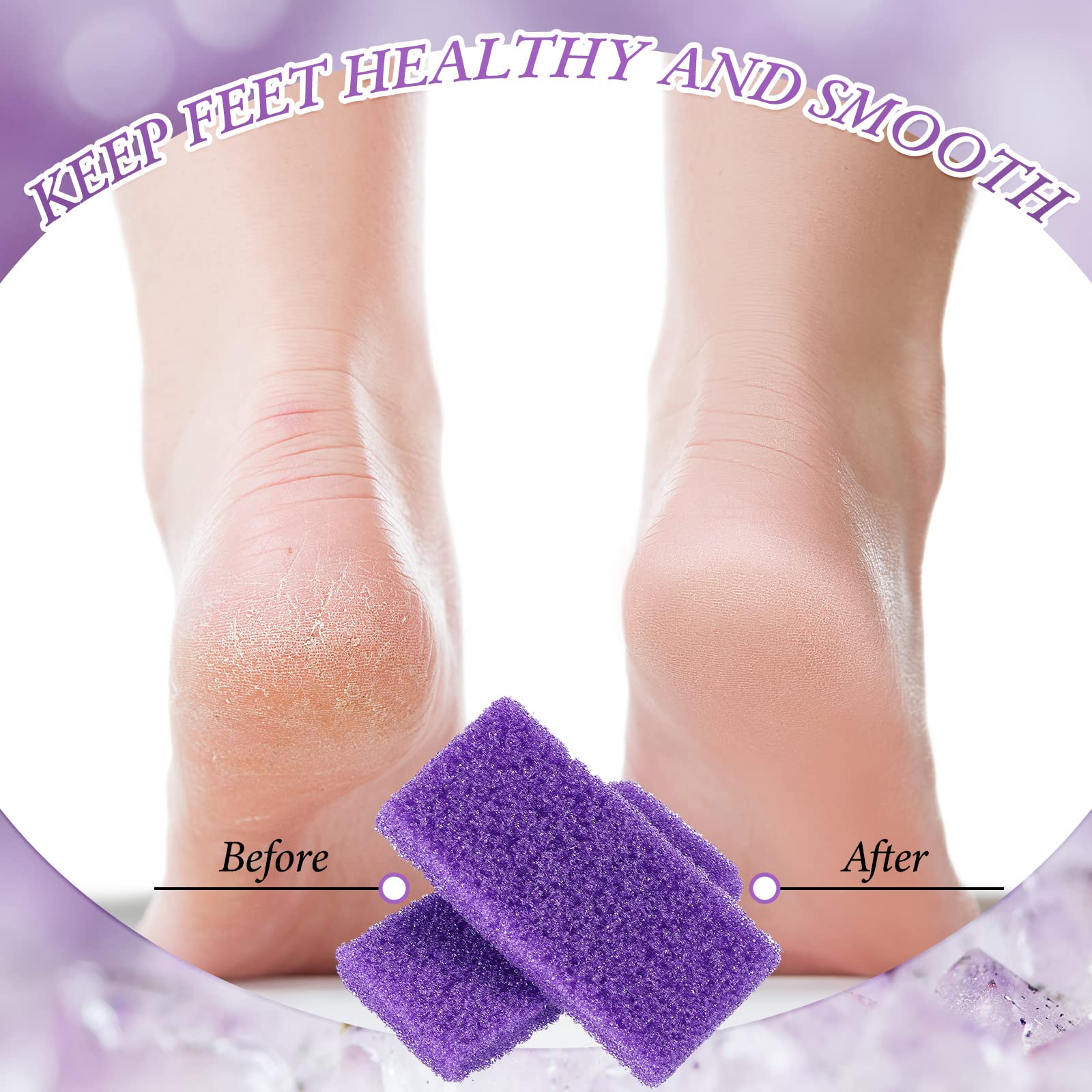 Dunzy pierre ponce pieds – utilisée sous douche, massage quotidien pour pieds plus lisses.