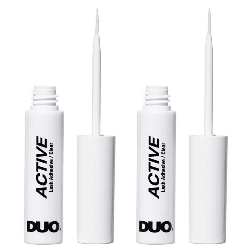 Compatibilité DUO Active Clear avec les cils pour adhérence renforcée.