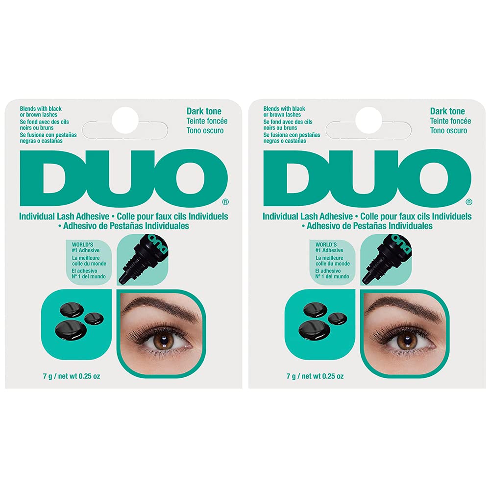 DUO Adhésif Cils Indiv Noir – application nette pour cils séparés