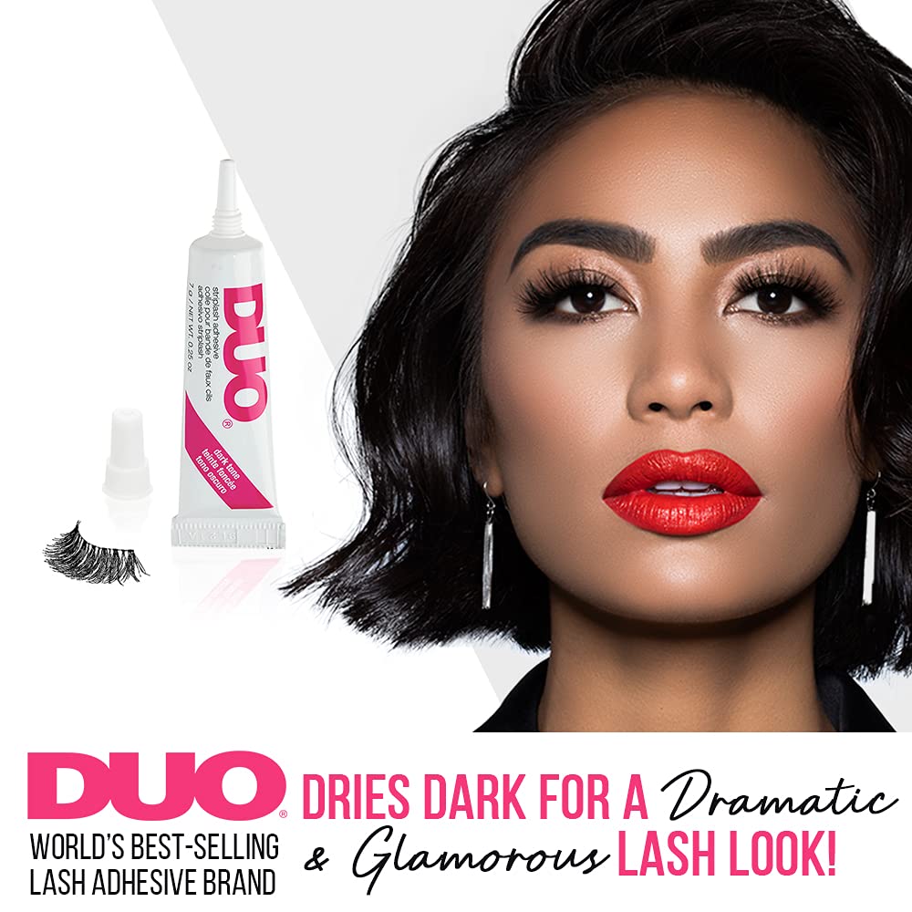 Colle cils DUO ton noir — parfait pour smoky eye sans bavures.