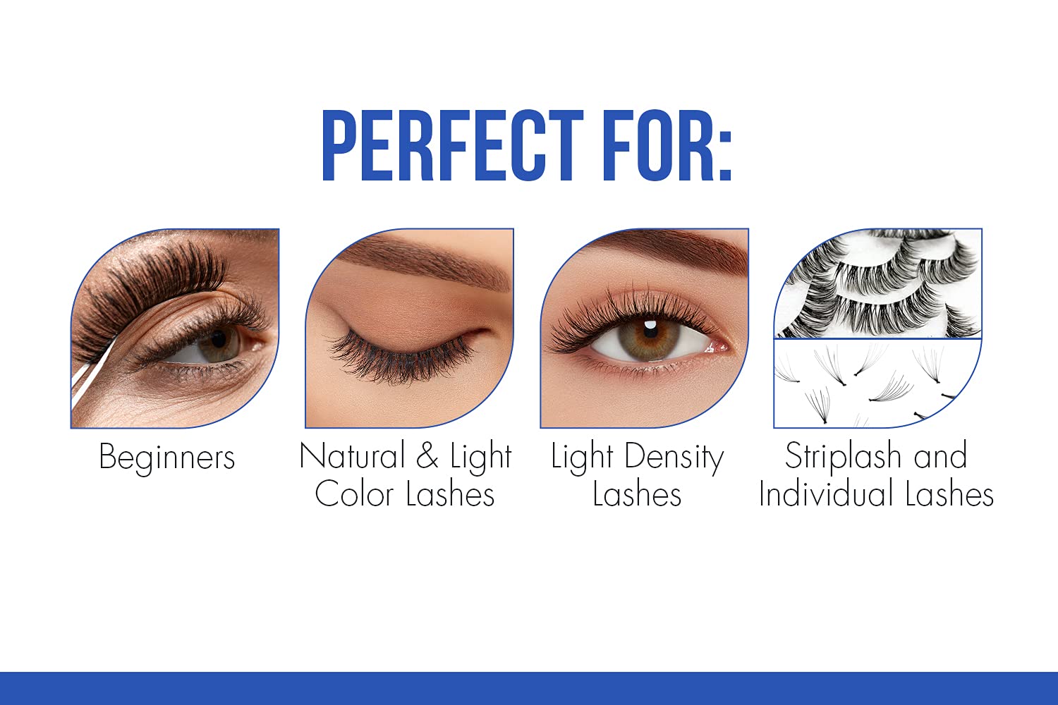 Retrait facile sans endommager les cils naturels avec DUO.