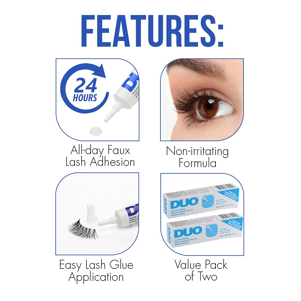 Compatibilité DUO avec tous types de cils – universelle.