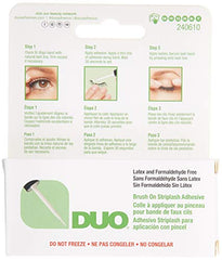 Duo Colle pour Faux-Cils – brosse fine pour application précise