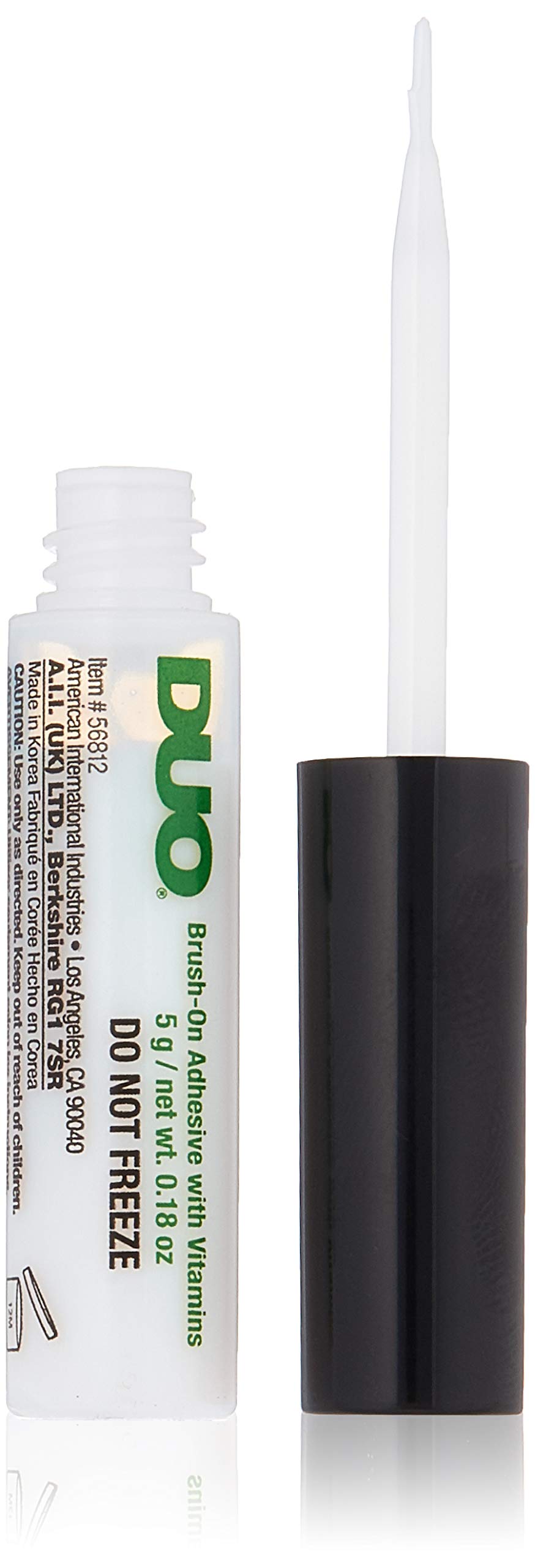 Duo Colle pour Faux-Cils – pinceau blanc transparent, fini naturel