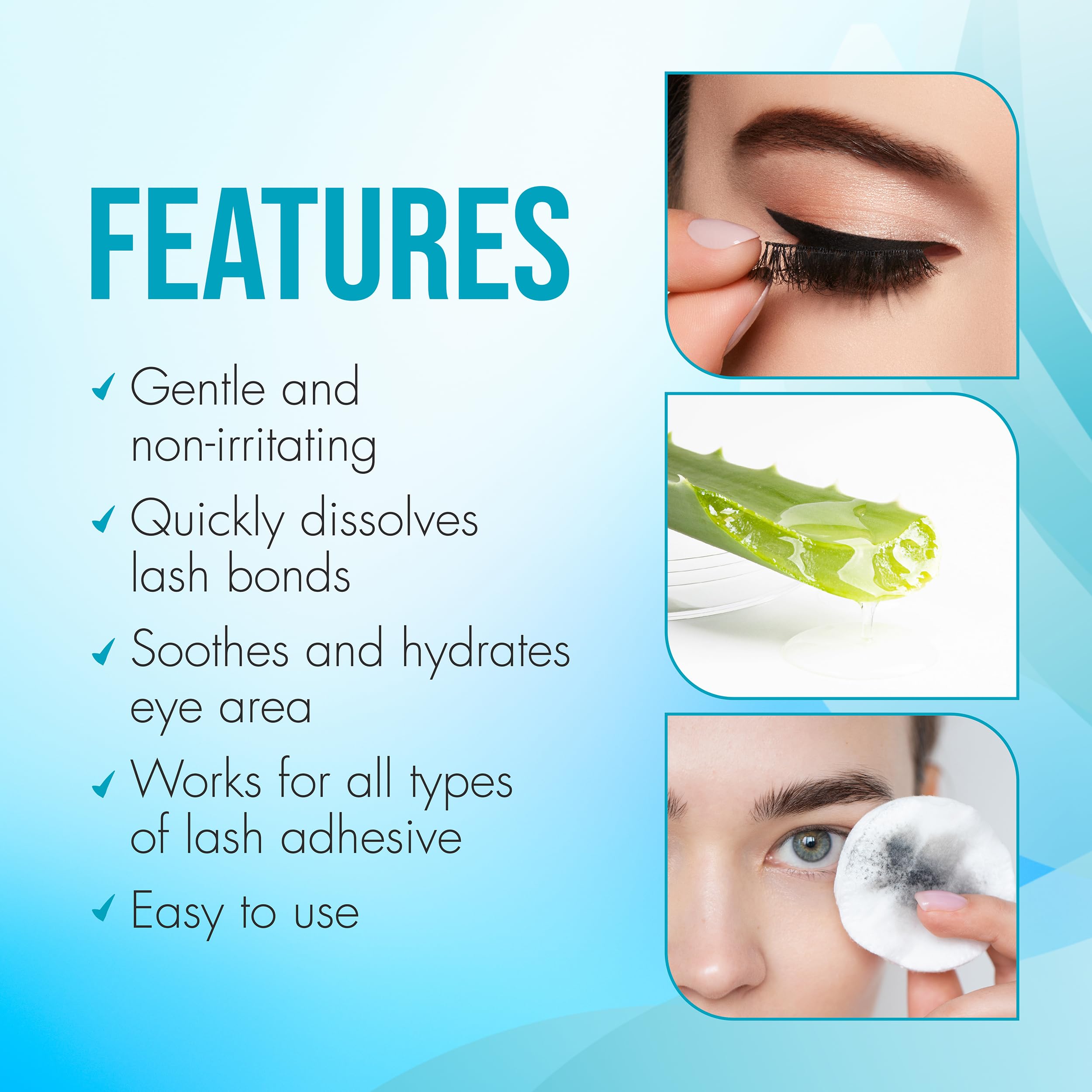 DUO Compatible avec toutes les colles à cils, routine polyvalente