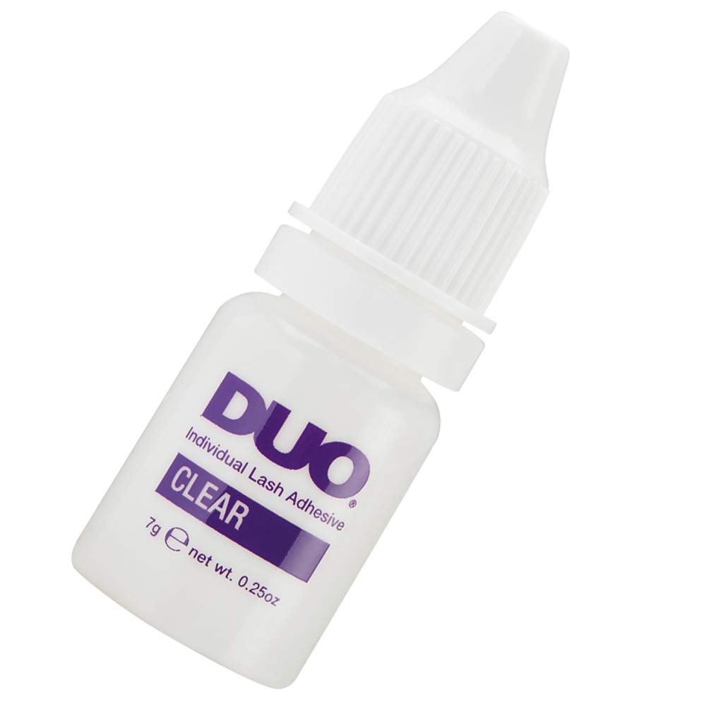 DUO emballage compact adhésif cils individuels, pratique et sûr.