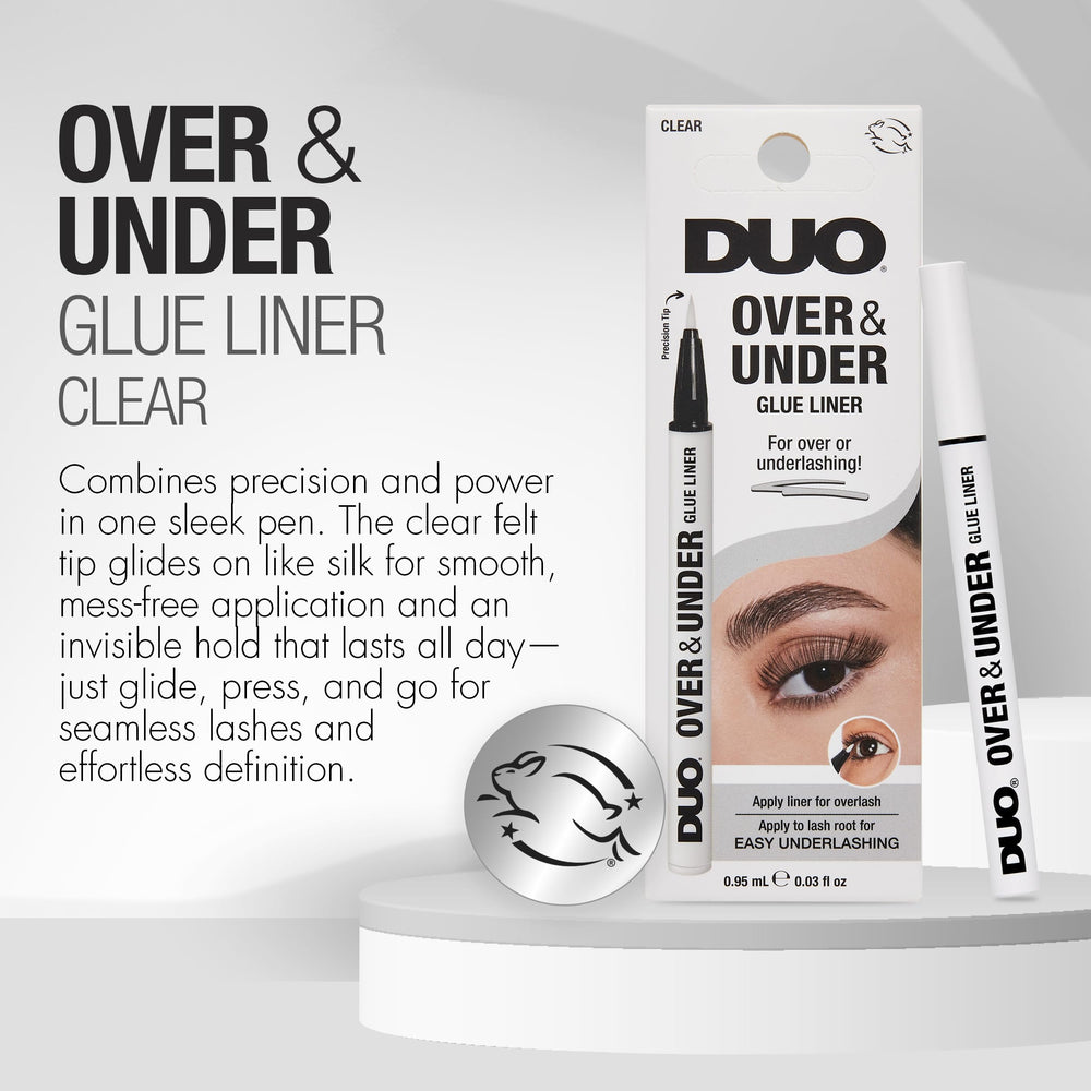 DUO pointe précise: traçage net et placement précis du liner.