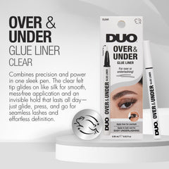 DUO pointe précise: traçage net et placement précis du liner.