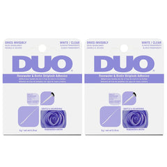 DUO rosewater biotin striplash adhesive packaging for easy setup