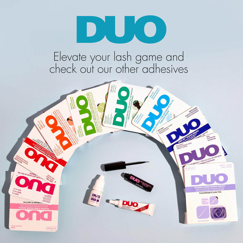 DUO Underlash: séchage rapide minimise les bavures et assure un regard net.