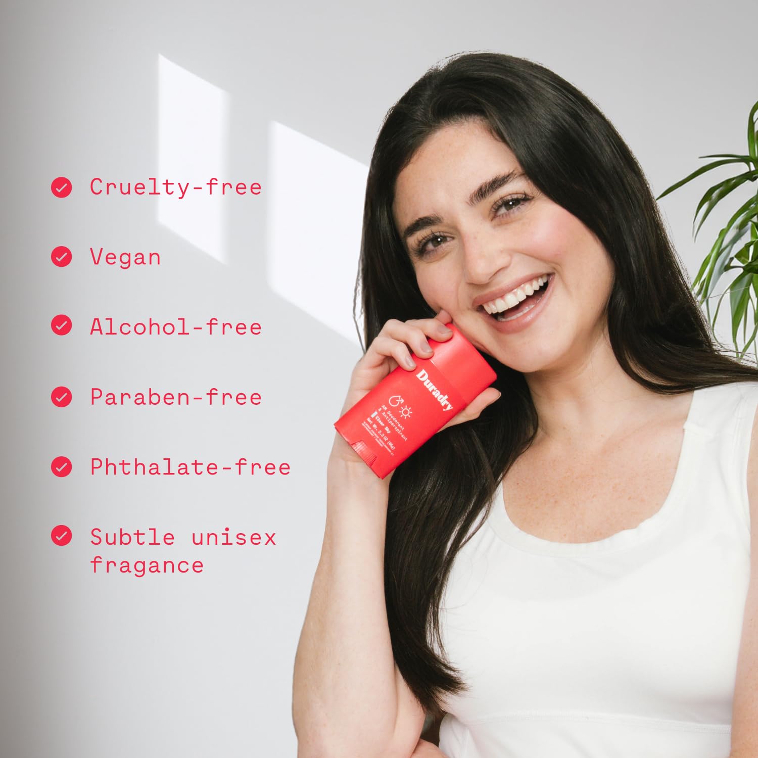 Duradry application matin antiperspirant, démarrage de journée en sérénité.