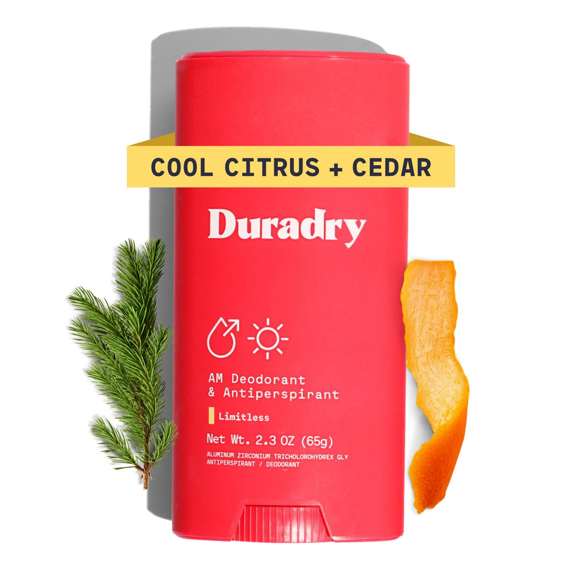 Duradry emballage extérieur met en valeur le format pratique et le design moderne.
