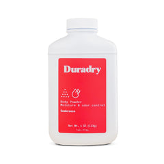 Duradry Poudre Corps Absorption Humidité garde la peau sèche toute la journée