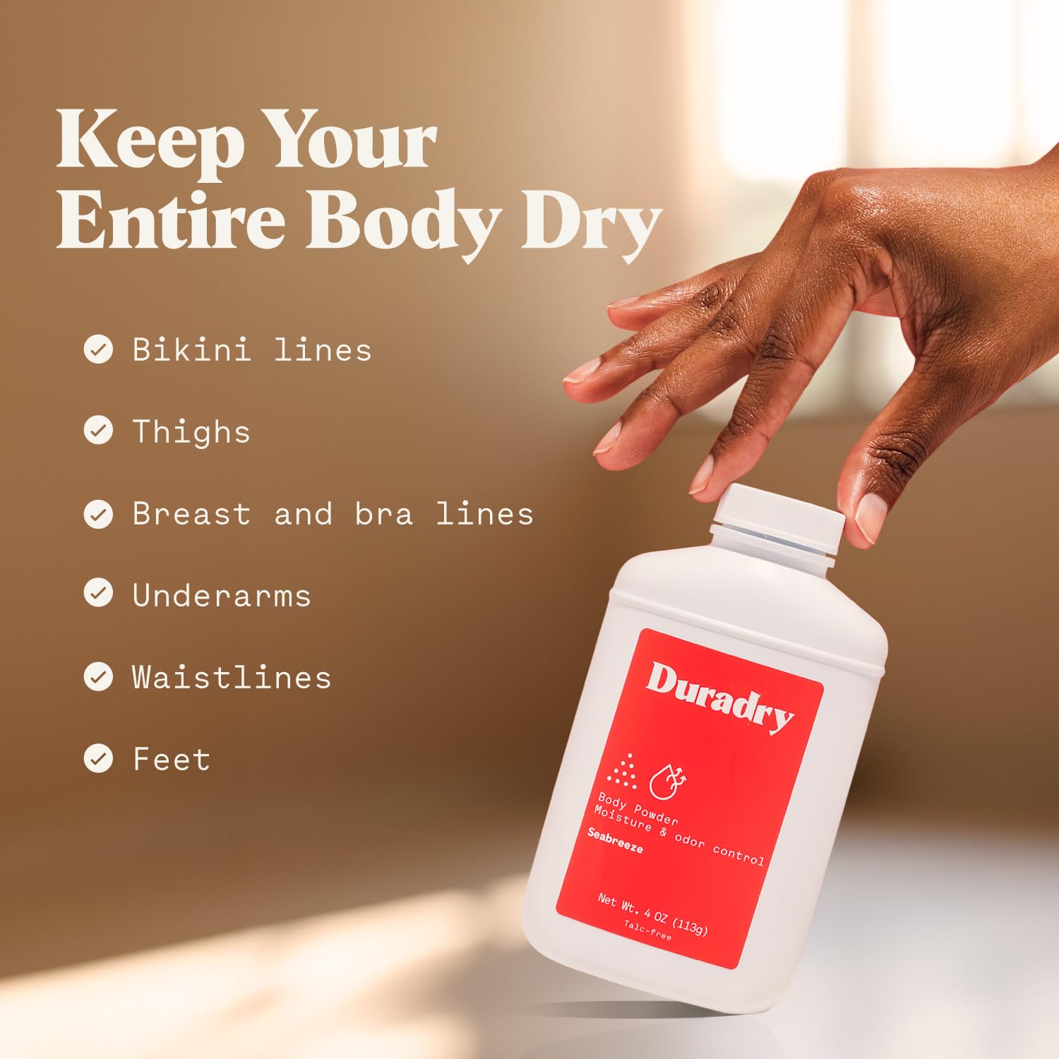 Duradry Poudre Ingrédients Naturels plus de 99% d'origine naturelle