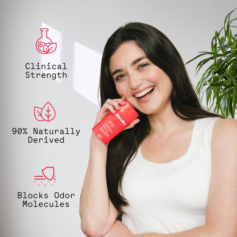Duradry pour usage quotidien actif: efficace même lors de l'effort.