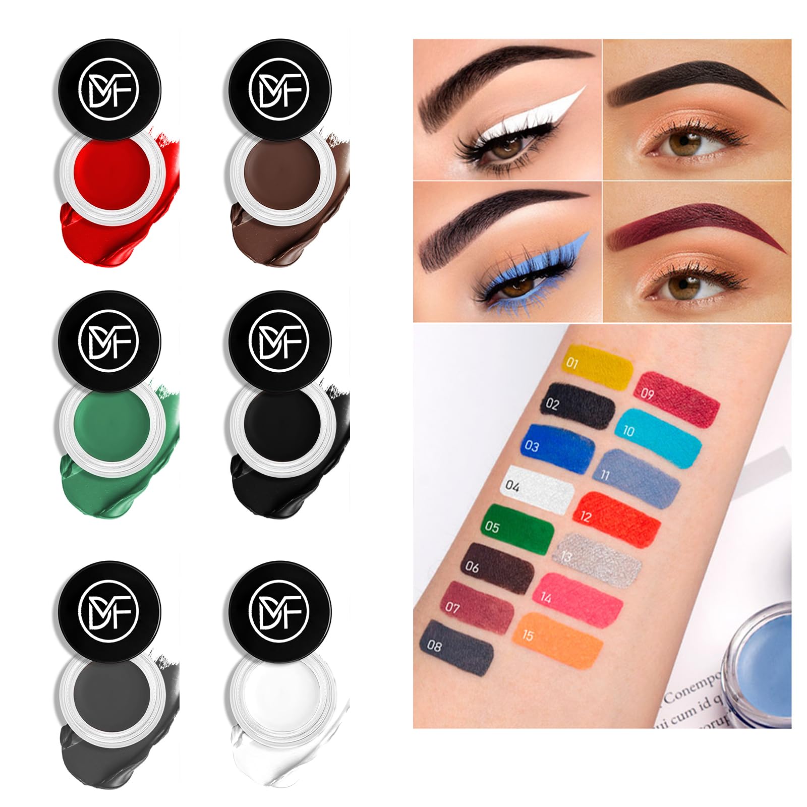 Pinceau pro inclus par DuralineMakeupFixer pour une application précise.