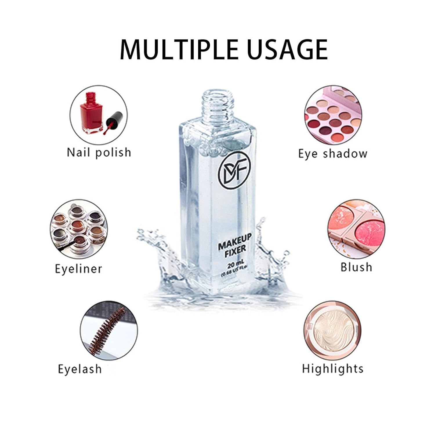 DuralineMakeupFixer mélange-cosmétiques pour pigments plus vifs et tenue prolongée.