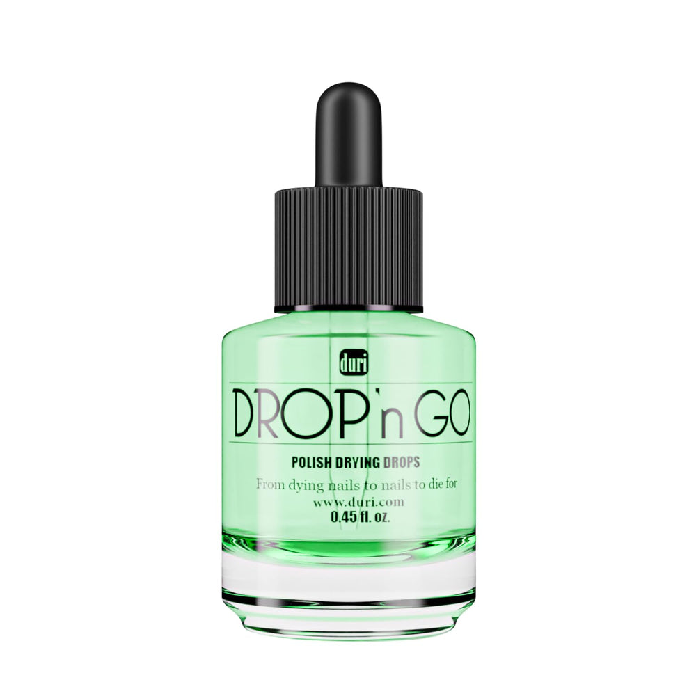 Duri Drop'n Go : flacon montrant le séchage rapide du vernis.
