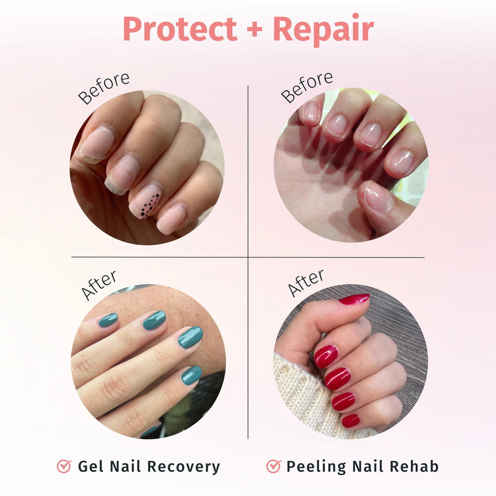Application de la base Rejuvacote 1 sur les ongles